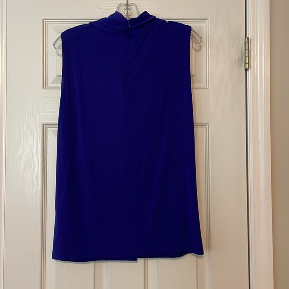 NWT Elie Tahari Landon Twist Knit Blouse, Polaris color, Large - Picture 2 of 4